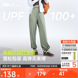 蕉下（beneunder）束脚休闲裤子女士运动阔腿冰丝防晒长裤速干高腰春夏25新款AL205