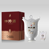 四特酒15年 十五年陈酿 52度 500ml+50ml 礼盒装 江西 特香型白酒 52度 550mL 1盒 礼盒装