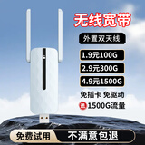 祝余随身wifi全国通用无线路由器移动随行流量手机笔记本通用上网卡卡托ufi直插网 【插电版随身WIFI】珍珠白+全国通用
