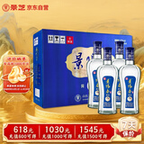 景芝  景阳春简装版 高度白酒 42度 500ml*4瓶  整箱装