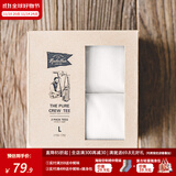 马登工装重磅t恤男夏透气纯棉短袖男款美式复古高街白色半袖打底衫 米白色 /2件【耐穿/2025新款】 L (175)