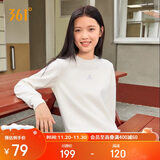 361°卫衣女秋冬季加绒外套运动休闲圆领长袖套头衫上衣662344801D-1