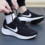 耐克（NIKE）跑步鞋男鞋 2025新款秋冬运动鞋轻便低帮休闲鞋缓震慢跑鞋 革命7/经典黑白/泡棉缓震 【标准版】 40