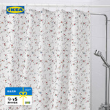 宜家（IKEA）LJUSOGA吉索加浴帘180x200厘米碎花欧式简约 浴帘花180x200cm