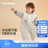 巴拉巴拉婴儿羽绒服冬季连体衣男女童爬服萌200424120206