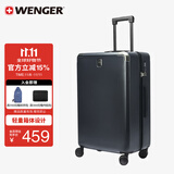 威戈（WENGER）瑞士军刀行李箱20英寸拉杆箱登机箱万向轮商务旅行箱高级感灰色