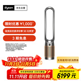 戴森DYSON TP09 空气净化风扇 净化循环二合一 整屋循环净化 除过敏原过滤花粉 宠物毛发 黑金色