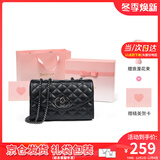 viney新款斜挎包包女包牛皮链条包轻奢单肩包生日礼物送女友老婆 黑色【奥斯汀定制礼盒】高级感实用小方包