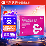 神度枸橼酸西地那非片 50mg*7片 齐鲁 男科用药 小蓝片