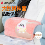 志高（CHIGO）暖手宝电热水袋水电分离毛绒暖宝宝自动断电暖水袋热敷腰椎暖肚子