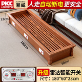 湘威电烤火箱实木取暖器家用烤脚取暖器省电烤火炉脚踏电火桶节能电烤火盆办公室暖脚器湖南冬季烤火器 进口松木180*60*23 全家福 新升级人离断电 实木