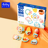 澳贝（auby）婴幼儿童玩具手摇铃牙胶宝宝新生儿0-1岁抓握训练满月礼物6pcs