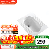 箭牌（ARROW）政府补贴蹲便器防臭防滑卫生间超薄蹲便器水箱一体水箱大冲力套装 F款蹲便器后排无存水弯-无水箱