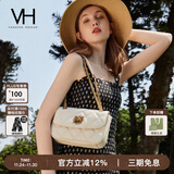 VANESSA HOGAN VH女包茵然软包系列复古太阳神斜挎包菱格链条腋下包小众单肩包