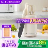 张小泉鎏影六件刀具套装 套刀 菜刀斩骨刀多用刀水果刀刀具全套 D300311