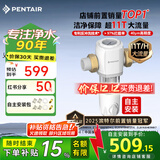 滨特尔（pentair）前置过滤器大通量家用全屋自来水管道40μm过滤器大流量水驱涡轮+反冲洗刮洗净水器 【自主安装】S160升级11T大通量