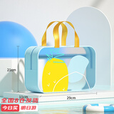 佑游游泳包干湿分离防水洗漱包沙滩便携运动洗澡收纳包91317 蓝色中号