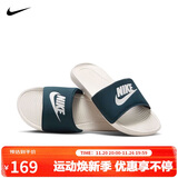 耐克NIKE休闲鞋男子一字拖鞋VICTORI休闲鞋CN9675-403海蓝44