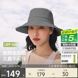 蕉下（beneunder）遮阳帽子女透气渔夫帽防晒帽钓鱼帽防泼水户外AS713深花灰