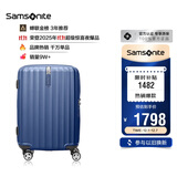 新秀丽（Samsonite）行李箱28英寸拉杆箱时尚竖条纹旅行箱包石蓝色GU9密码托运箱