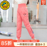 G.DUCKKIDS女童棉裤冬款加厚外穿儿童裤子秋冬季百搭洋气夹棉大童保暖休闲裤 粉色娃哈哈棉裤 110码【建议身高105cm左右】