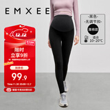 嫚熙（EMXEE）孕妇打底裤春秋季加厚保暖九分大码外穿防走光长裤子女运动瑜伽装