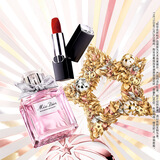 迪奥DIOR花漾红唇口红香水礼盒(丝绒999+花漾50ml)生日礼物送女友