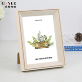 港越优质树脂相框摆台简约照片挂墙儿童画框可定制 3801-1木白 10寸内20.3*25.4摆挂