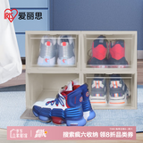 爱丽思（IRIS）塑料鞋盒透明大号AJ球鞋鞋柜防尘防潮鞋架可叠加鞋子收纳盒 4个装