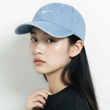 耐克NIKE男子运动帽 U CB DENIM 24 运动配饰HF0383-429蓝色 M/L