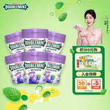 绿箭薄荷糖 脆皮软心糖葡萄薄荷味 80g/瓶*6 清新口气 休闲零食 糖果