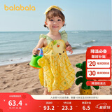 巴拉巴拉宝宝连衣裙婴儿裙子儿童公主裙女童夏装2025甜美可爱208225111006