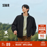 森马（Semir）夹克男冬抗静电外套摇粒绒情侣上衣109724108203