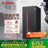 博世（BOSCH）【全域智净铂金版】637升变频大容量双循环家用冰箱对开双开门电冰箱BCD-637W(K2A99E178C)