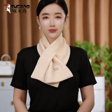 啄木鸟（TUCANO）围脖女士2026秋季新款百搭时尚针织短款围领纯色围巾洋气百搭减龄 杏色