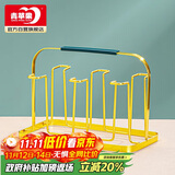 青苹果玻璃杯架子 轻奢金色水杯架 耐热茶杯置物架