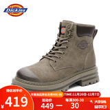 Dickies男士马丁靴高帮时尚男靴工装靴情侣靴男 浅咖色 40-男女款