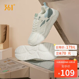 361°运动鞋女冬季革面厚底增高休闲通勤老爹跑步鞋子女682446727-1