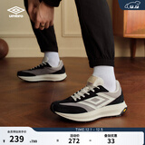 茵宝（Umbro）漫游鞋R708复古跑鞋Vibram鞋底运动鞋男鞋休闲鞋女鞋 陨石灰/黑色（男女同款） 41