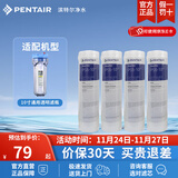 滨特尔（pentair） 净水器家用 前置10寸PP棉滤芯 简易更换 PP棉滤芯 10寸5μm通用 4只装