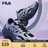 FILA斐乐女鞋休闲鞋鱼刺二代老爹鞋运动鞋增高厚底慢跑鞋SOFIA Ⅱ 黑/南极灰-BA 36.5