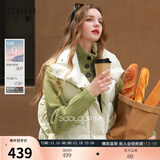 三彩【易打理】2025冬季新款90白鸭绒羽绒马甲宽松外穿短款M 米白色 M 160/84A 版型宽松可适当拍小