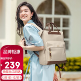 高尔夫（GOLF）双肩电脑包女15.6英寸手提电脑包大学生书包旅行包生日礼物女