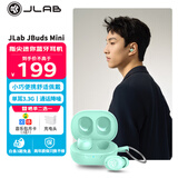 JLab JBuds Mini 真无线蓝牙耳机 入耳式音乐运动游戏睡眠迷你耳机小巧便携 适用苹果苹果/安卓 薄荷绿