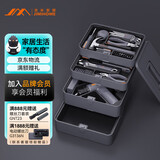 吉米家居家用多功能维修工具箱整套充电式电钻五金电工工具套装 X4-ABCE