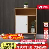 舒歌电视柜实木落地茶几组合小户型客厅抽屉电视机组合柜电视柜全实木 白色 0.9米高 高边柜