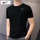 耐克（NIKE）短袖 25夏季新款运动服装跑步速干衣圆领休闲半袖透气冰丝男士T恤 DRI-FIT导湿速干/热推款 L 【175】体重130~150斤左右