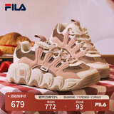 FILA 斐乐可颂鞋复古运动鞋女冬休闲鞋老爹鞋 雾玫瑰/棕土色-MR 36.5 (230mm)