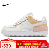 耐克NIKE板鞋女空军一号 AIR FORCE 1运动鞋CK3172-002白37.5