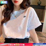 耐克（NIKE）女装男装短袖 25夏季新款运动服透气休闲服宽松上衣女T恤休闲短袖 全棉亲肤/主推/经典小logo L (175/92A)